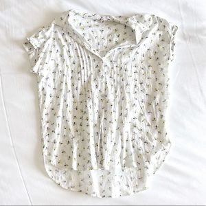 Jane and Delancey Bee Button-Down Shirt L